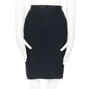 Herve Leger Stretch Bandage Pencil Skirt